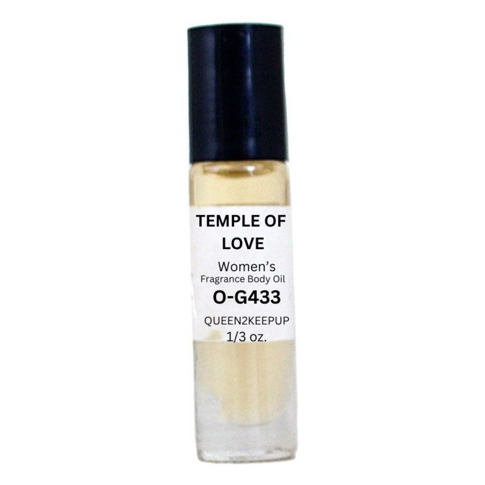 Temple of Love Women's Body Oil Exotic Warm and Sensual Fragrance Roll-On Scent